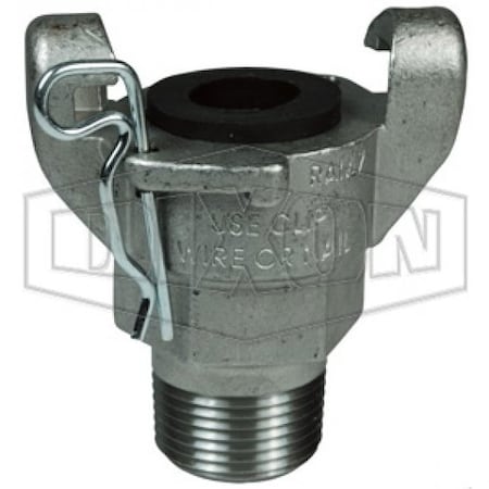 Dixon Air King Universal Hose End, 3/8 in, MNPT, 316 SS, Domestic RAMB